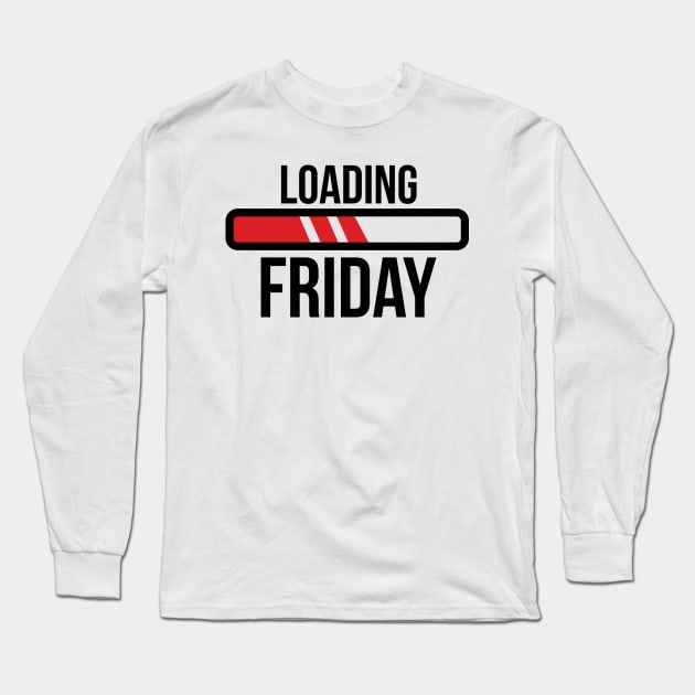 Loading Friday Gamer Weekend Gift Idea Long Sleeve T-Shirt by Popculture Tee Collection